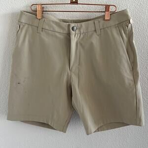 Lululemon Commission Short 7" Men's Khaki Color Neutral Tan 31